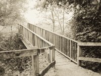 Kleine, schmale Brücke über den Rotbach  Pentax 645N, 2.8/75, Gelbfilter, Fuji Acros 100@50