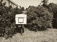 Landbriefkasten  Pentax 645N, SMC A 2.8/45, Gelbfilter, Ilford Delta 100 pro @64