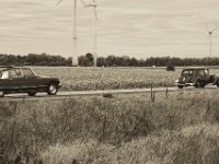 Citroen Oldtimer unterwegs  Pentax K-1, smc PENTAX-FA 77mm F1.8 Limited  -09.September 2018 - : Ampel, Auto, Felder, Gebäude, Oldtimer, Straße