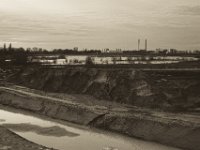 Zerstörung der Lippeaue  Pentax K-1, SMC Pentax FA 1.9/43 Limited  - 17.12.2019 - : Landschaft, Lippe, Fluss, Straßenarbeit, Baustelle, Straße