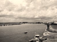 Blick von der Rheinbrücke Wesel  Pentax Super A, SMC FA 1.8/31 AL Limited. Gelbfilter, Bergger Pancro400@250