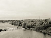 Lippeaue, schöne Täuschung  Pentax MZ-S, SMC FA  1.9/43 Limited, Adox CHS100II : Lippe, Fluss, Rheinbrücke, Auenland