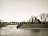 Blick auf Rees  Fuji GS645S professional WIDE60, Bergger Pancro400  - 18.12.2020 -