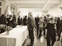 Die Ausstellungsräume sind gut besucht