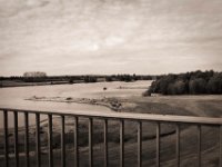 Blick von der Reeser Rheinbrücke  Pentax SuperA, SMC 2.0/35, Gelbfilter, Adox CHS100II