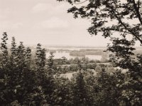 Blick von der Halde auf Kiesseenlandschaft  Fuji GS645S professional WIDE60, Fuji Acros 100II  - 02.09.2021 -