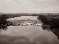 Lippe Stromschnellen  Pentax 645N, SMC-FA 2.8/75, Fuji Acros 100II  - 10.01.2021 -