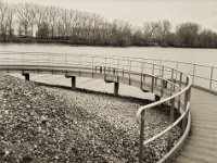 Kneippsteg Xantener Nordsee  Fuji GS645S professional WIDE60, Bergger Pancro400  - 30.01.2021 -