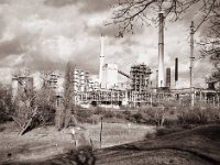 Thyssen Stahlwerk am Rhein  Fuji GS645S professional WIDE60, Fuji Acros 100II@64  - 05.02.2022 -
