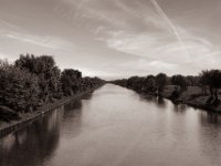 Wesel-Datteln-Kanal oder immer gerade aus  Pentax MZ-S, SMC FA  1.9/43 Limited, Gelbfilter, Adox CHS 100 II  - 27.04.2022 -