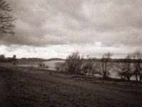 Trübe Flusslandschaft  Fuji GS645S professional WIDE60, Rollei RPX 100  - 08.01.2023 -