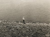Angler am Rhein  Pentax 645N, SMC FA 2,8/45, Orangefilter, Bergger Pancro 400  - 18.08.2023 -