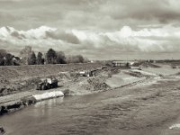 Baustelle Emschermündung  Pentax 645N , SMC FA 2.8/75, Gelbfilter, Fuji Acros 100II  - 27.03.2023 -