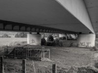 Weidelandschaft unter der Brücke  PENTAX K-3 Mark III Monochrome, SMC PENTAX-FA 1.8/31 Limited - 02.06.2024 -