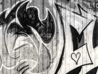Es war ein schönes, grafisches Graffiti  PENTAX K-3 Mark III Monochrome , HD PENTAX - DA* 2.8/ 11-18 ED DC AW   - 05.04.2024 -