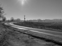 Straße Bislicher Insel  PENTAX K-3 Mark III Monochrome, SMC PENTAX-FA 1.8/31 AL Limited  - 02.02.2025 -