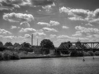 Abbruch der alten Eisenbahnbrücke  PENTAX K-3 Mark III Monochrome, SMC PENTAX-FA 1.9/43 Limited  - 04.07.2025 -