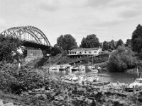 Bootshafen und Blaue Brücke Duisburg - Ruhrort  ASAHI Pentax 6x7, Super-Multi-Coated TAKUMAR/6x7  4.5/75, ADOX CHS 100 II  -11.06.2025 -