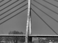 Rheinbrücke Wesel  PENTAX K-3 Mark III Monochrome, HD PENTAX - D FA* 2.8/70-200 ED DC AW  - 12.02.2025 -