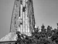Kirchturm - Zinkdach  PENTAX K-3 Mark III Monochrome, SIGMA ZEN MIRROR-TELEPHOTO 8.0/600 MC  - 15.08.2025 -