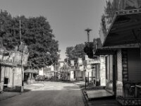 Hafenkirmes auf der Mühlenweide; - noch in Wartestellung  PENTAX K-3 Mark III Monochrome, SMC PENTAX-FA 1.9/43 Limited - 15.08.2025 -