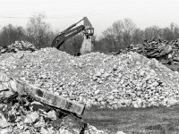 Abbruchmaterial Kraftwerk Voerde  PENTAX K-3 Mark III Monochrome, HD PENTAX - DA* 2.8/16-50 ED PLM AW  - 19.03.2025 -