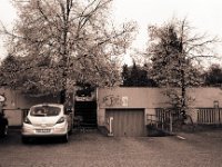 Parkplatz im Herbst  Fuji GW 690 III, HP5+/1600  - 18.10.2013 -