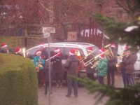 Weihnachtskonzert im Regen am 24.12.2014