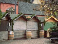 Weihnachtsmarkt am frühen Morgen, Xanten 2015