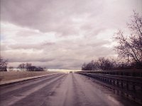 Autobahn im Regen