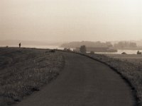 Auf dem Deich im Morgendunst  Pentax 67II, Takumar 4.5/75, Bergger Pancro 400