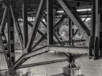 Duisburg Ruhrort, alte Brückenkonstruktion  PENTAX K-3 Mark III Monochrome, SMC PENTAX-FA 1.8/31 Limited  -21-07.2024 -