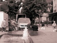 Am Brunnen  Pentax 67II, SMC 2.4/105; Bergger Pancro 400