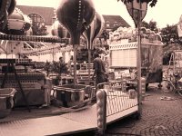 Xantener Kirmes Aufbau  Hexar 2.0/35; Delta 100