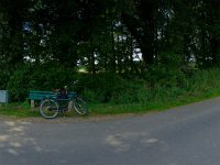 Reekwall 15.August 2016 : Bank, Fahrrad, Felder, Himmel, Landschaft, Panorama, Wald, Wolken