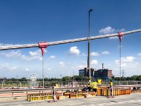 Aufbau fürs Hafenfeuerwerk am 16.08.2024