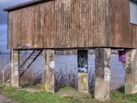 Station mit Säulenschmuck