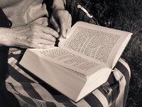 Lesung  Pentax 645N, 4.0/45 (67er), Adox CHS 100/64