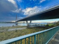 Die Rheinbrücke bei Wesel