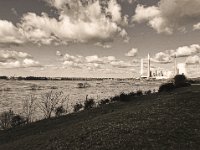Das stillgelegte Kraftwerk Voerde  iPhone 8 Plus  7.März 2020 : Rhein, Fluss, Hochwasser, Kraftwerk