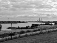 Rheinblick mit altem Kraftwerk  iPhone 13 Pro Max  - 15.07.2025 -