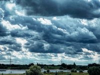 Düstere Wolken